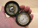 19th century James Hicks pocket barometer compass compendium